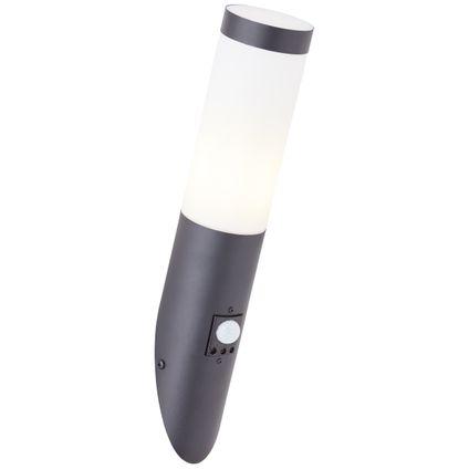 Brilliant wandlamp Dody zwart E27 met sensor