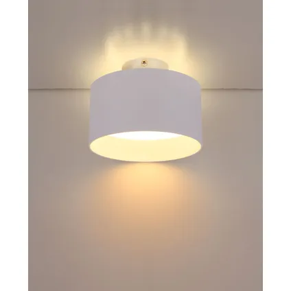 Globo Plafondlamp Jenny LED aluminium wit 1x LED 8