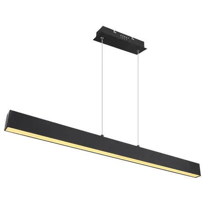 Globo Hanglamp Verena LED metaal zwart 1x LED
