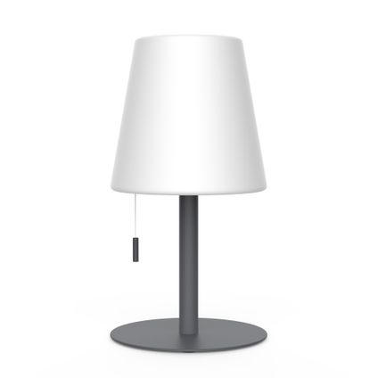 Lampe de table sans fil Xanlite gris ⌀16cm USB