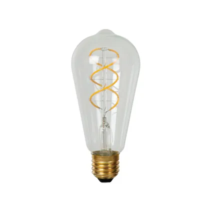 Lucide ST64 - Filament lamp - Ø 6,4 cm - LED Dimb. - E27 - 1x4,9W 2700K - Transparant 2