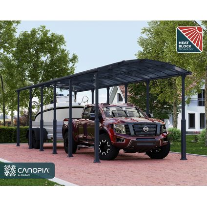 Palram | Canopia - Carport Camper Alpine - Grijs - 1290x359x307cm