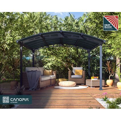 Palram | Canopia - Pavillon de jardin Tucson 4300 - Gris - 435x360cm