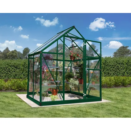Palram | Canopia – Serre de jardin Harmony - Transparent - Vert - 126x185x208cm 3