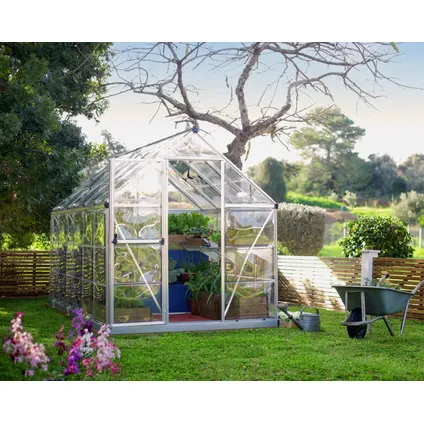 Palram | Canopia - Serre de jardin Harmony - Transparent - Vert - 370x185x208cm 2