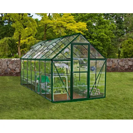 Palram | Canopia - Serre de jardin Harmony - Transparent - Vert - 426x185x208cm 7