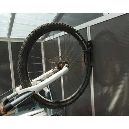 Palram | Canopia - Porte-vélo vertical pour abri de jardin - Zwart - 1 stuk 3