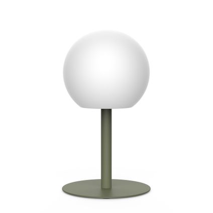 Lampe de table sans fil Xanlite kaki ⌀16cm USB