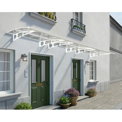 Canopia veranda- en deurluifel Bordeaux helder wit 140x670cm 2