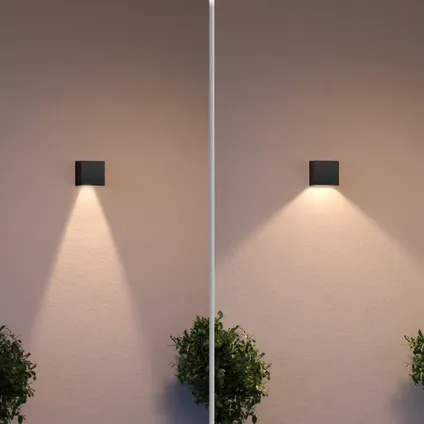 Philips Hue Resonate Down - wandlamp - wit en gekleurd licht - zwart 3