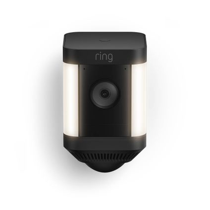 Ring beveiligingscamera Spotlight Cam Plus - op batterij - 1080p HD-video - zwart