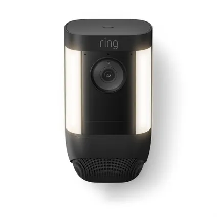 Ring beveiligingscamera Spotlight Cam Pro - op batterij - 1080p HD-video - zwart