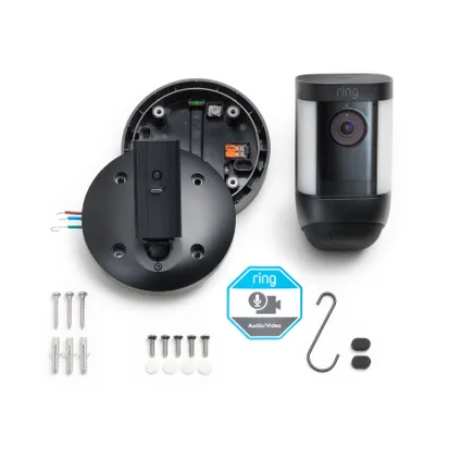 Ring beveiligingscamera Spotlight Cam Pro - bedraad - 1080p HD-video - zwart 7