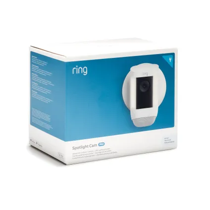 Ring beveiligingscamera Spotlight Cam Pro - bedraad - 1080p HD-video - wit 6