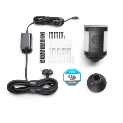Ring beveiligingscamera Spotlight Cam Plus - Plug-in - 1080p HD-video - zwart 7