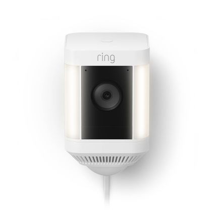Ring beveiligingscamera Spotlight Cam - Plus Plug-in - 1080p HD-video - wit