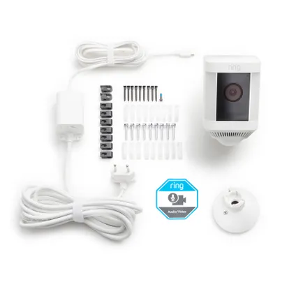 Ring beveiligingscamera Spotlight Cam - Plus Plug-in - 1080p HD-video - wit 6