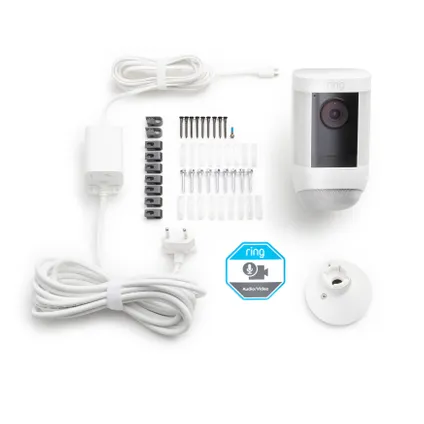 Ring beveiligingscamera Spotlight Cam Pro - Plug-in - 1080p HD-video - wit 8