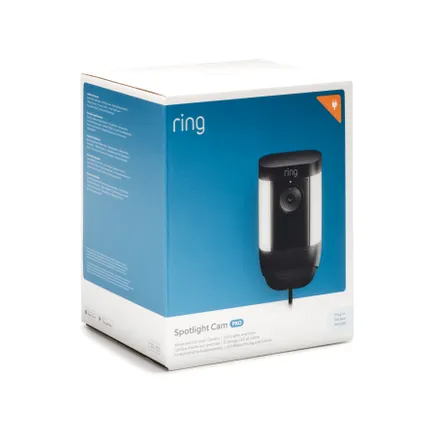 Ring beveiligingscamera Spotlight Cam Pro - Plug-in - 1080p HD-video - zwart 3