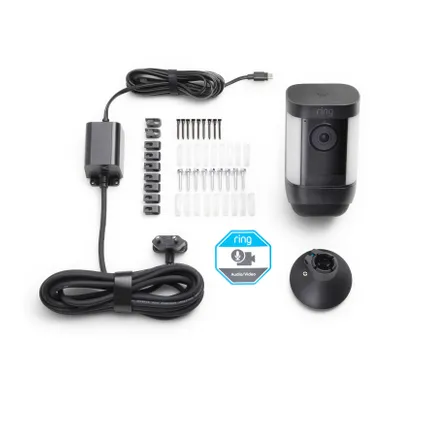 Ring beveiligingscamera Spotlight Cam Pro - Plug-in - 1080p HD-video - zwart 6