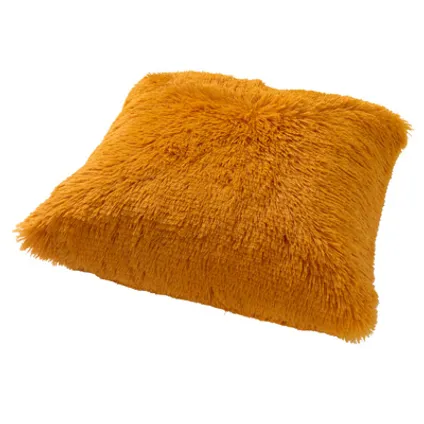Coussin Fluffy 45x45cm Moutarde 2
