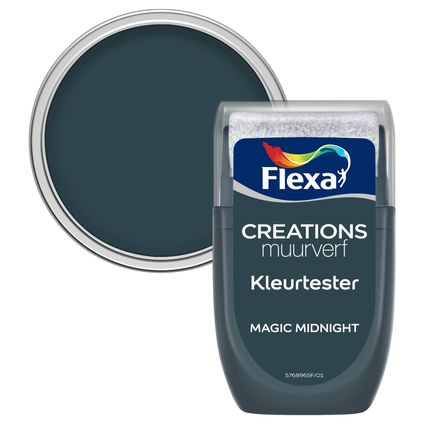 Flexa muurverf tester Creations magic midnight 30ml
