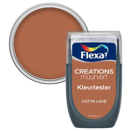 Flexa muurverf tester Creations cotta love 30ml