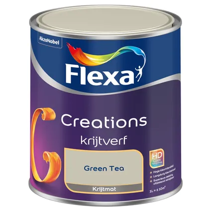 Flexa muurverf Creations krijt green tea 1L 2