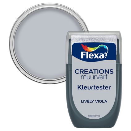 Flexa muurverf tester Creations lively viola 30ml