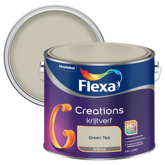 Praxis Flexa muurverf Creations krijt green tea 2,5L aanbieding