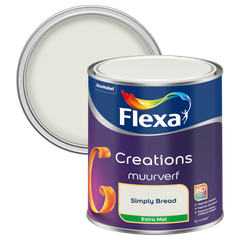 Praxis Flexa Creation muurverf simply bread extra mat 1L aanbieding