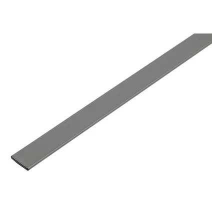 Profilé plat aluminium Alberts Gust anthracite 14,5x1,5mm/1m
