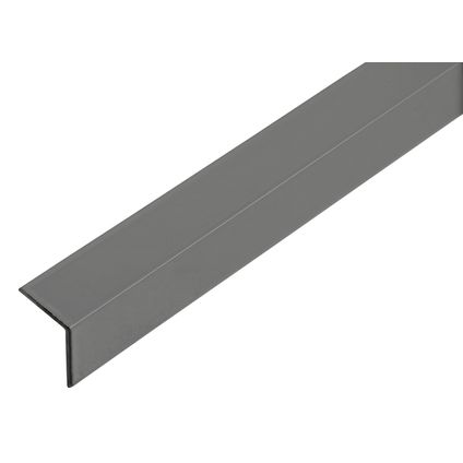Alberts Gust aluminium hoekijzer antraciet 20x20x1mm/1m
