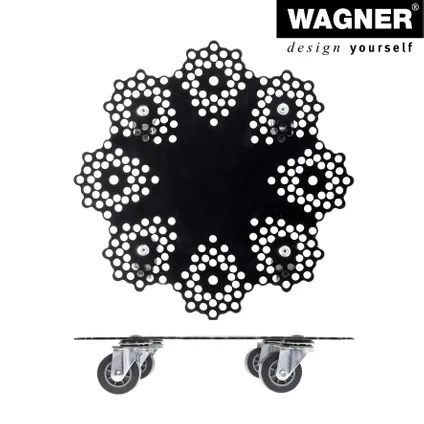 Aide au transport Wagner noir acier 100kg 4