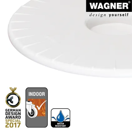 Plateau de transport Wagner blanc plastique 100kg 3