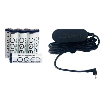Serrure de porte intelligente LOQED Touch Smart Lock avec Power Kit noir 16