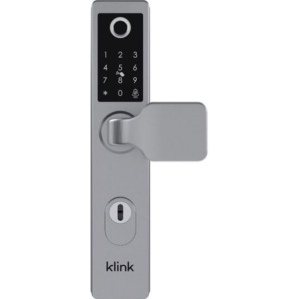 Poignée de porte connectée Klink Smart One acier inoxydable