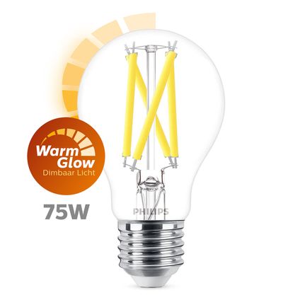 Philips ledfilamentlamp E27 7,2W