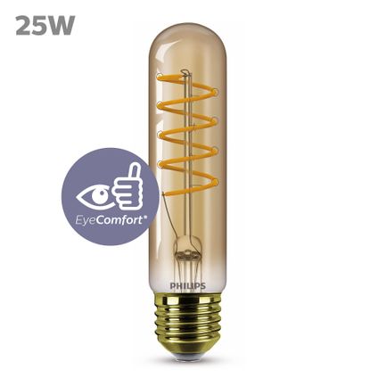 Philips ledfilamentlamp staaf amber E27 4W