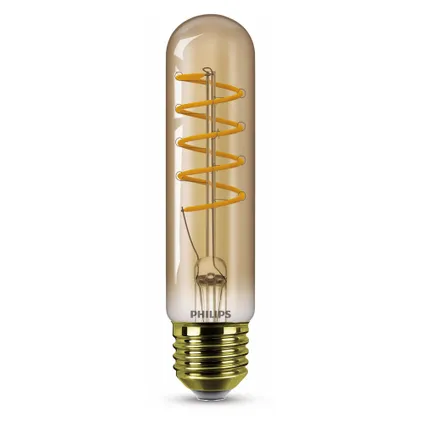 Philips ledfilamentlamp staaf amber E27 4W 2