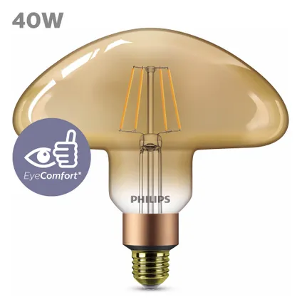 Ampoule LED Philips Giant Mushroom ambre E27 5.5W