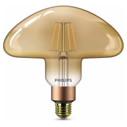 Ampoule LED Philips Giant Mushroom ambre E27 5.5W 2