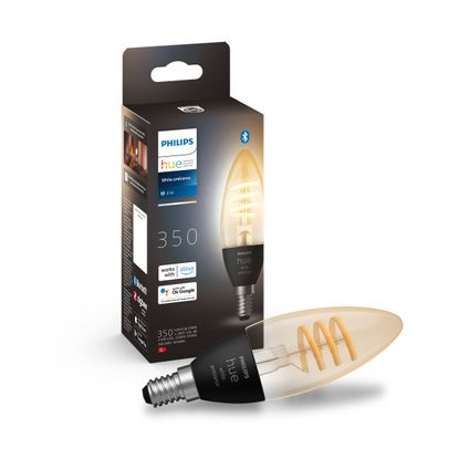 Ampoule LED intelligente Philips Hue à filament flamme E14 4.6W