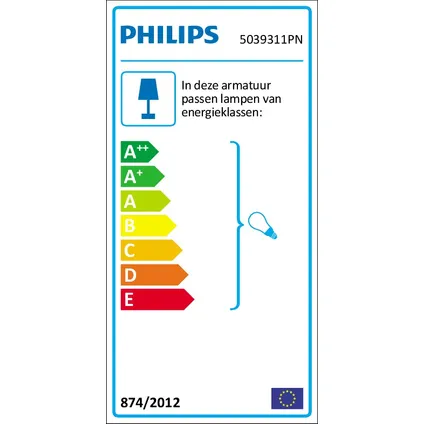 Philips inbouwspot Donegal chroom ⌀9cm GU10 3 stuks 2