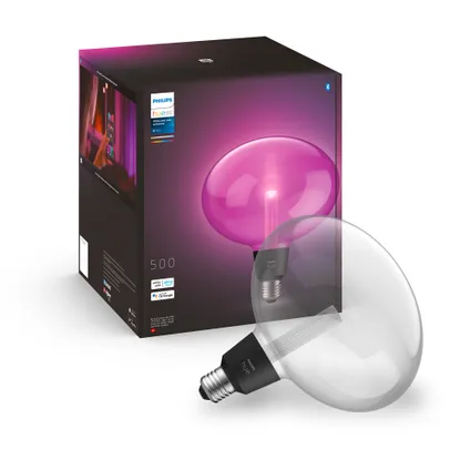 Ampoule LED intelligente Philips Hue Lightguide Ellipse E27 6.5W