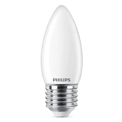 Philips ledlamp kaars E27 3,4W 3