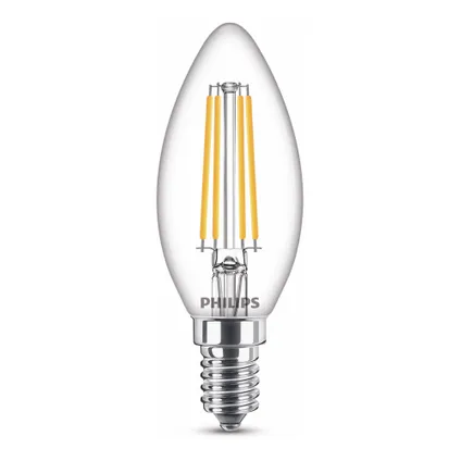 Philips ledfilamentlamp kaars E14 2,5W 4