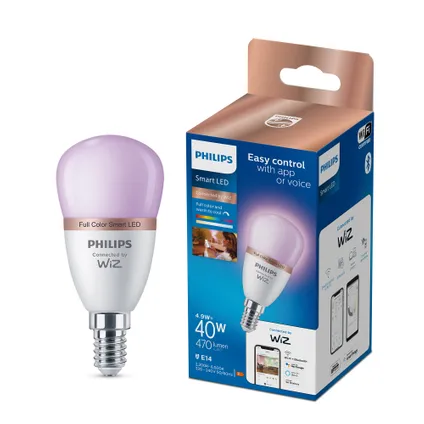 Philips slimme kogellamp E14 4,9W 3