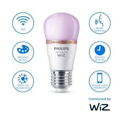 Philips slimme kogellamp E27 4,9W 6
