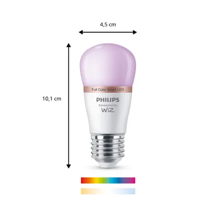 Ampoule sphérique intelligente Philips E27 4.9W 7